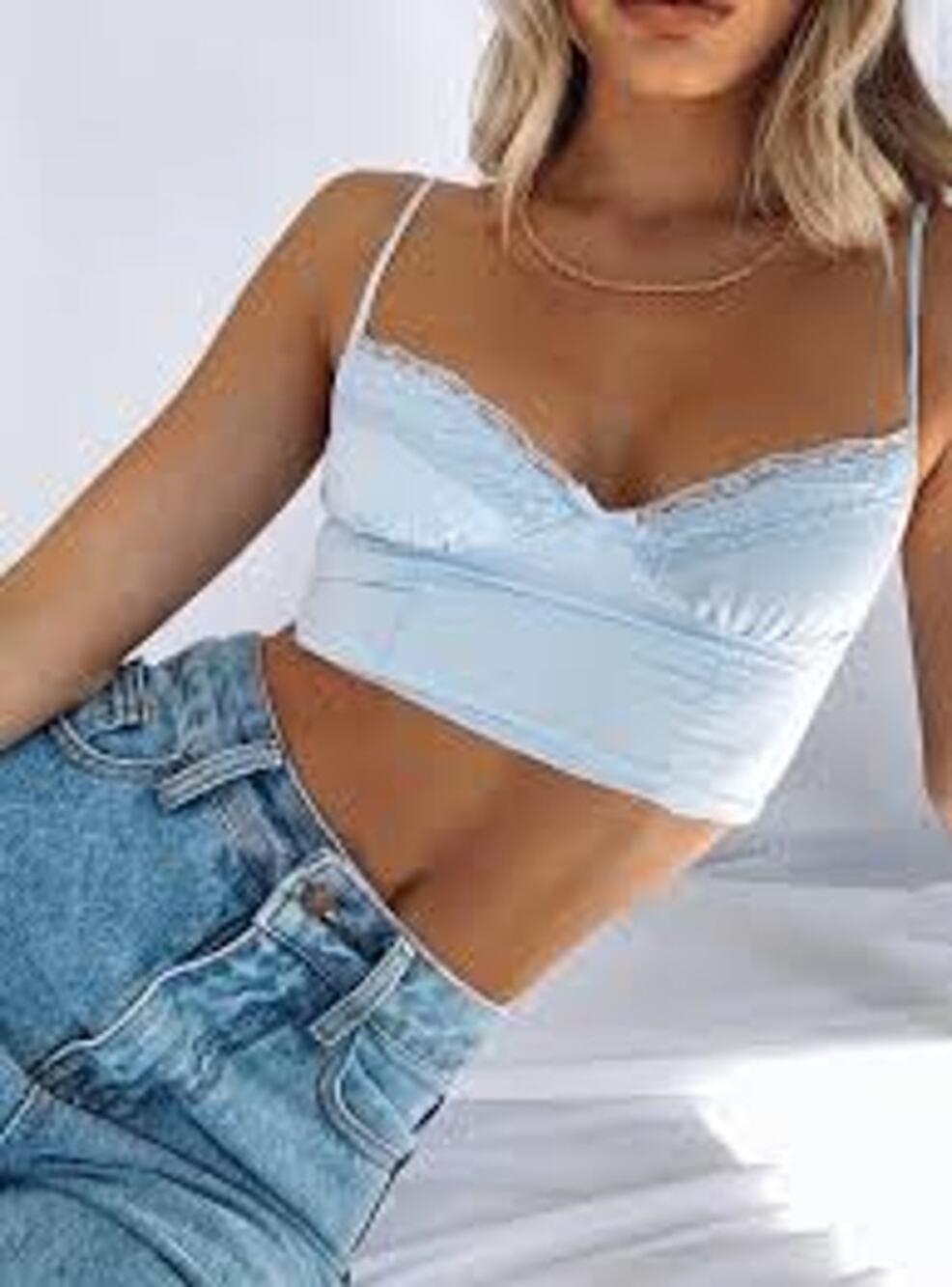 PRINCESS POLLY Old School Love Cropped Cami Top